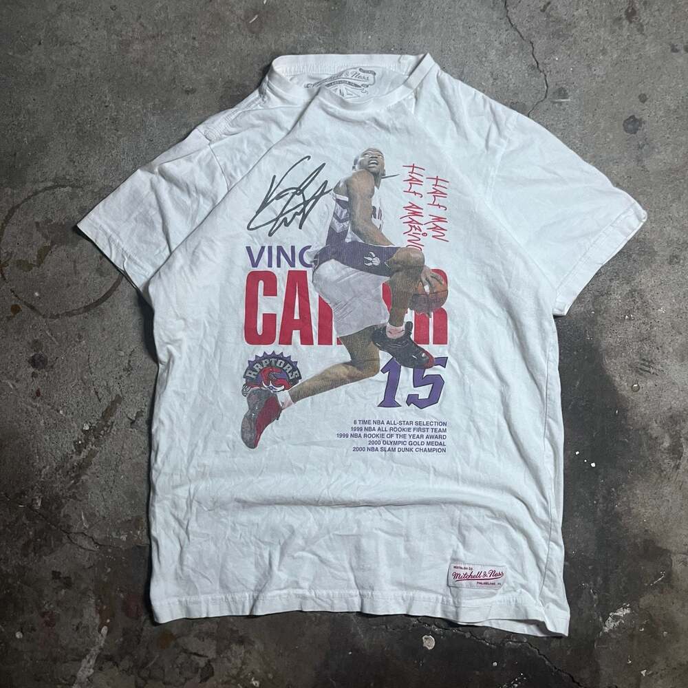 Mitchell & Ness Vince Carter Toronto Raptors 360 Tee - White